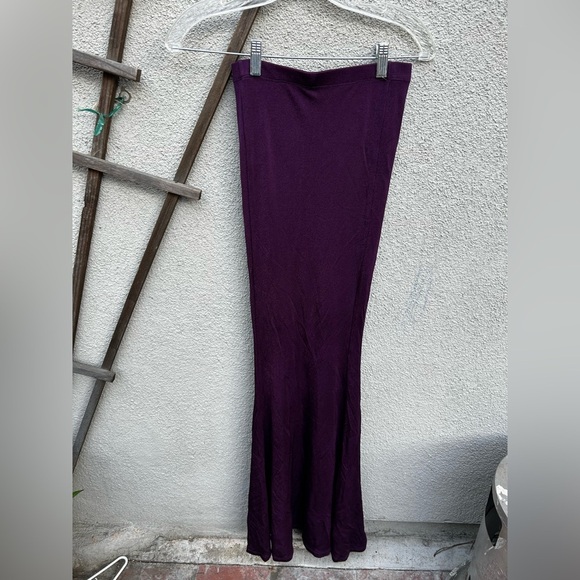 RTA Maxi Skirt in Grape - Picture 3 of 11